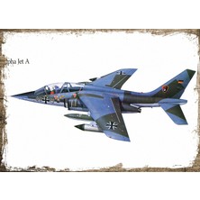 Cakasepetim Ahşap Tablo Alpha Jet A Savaş Uçağı
