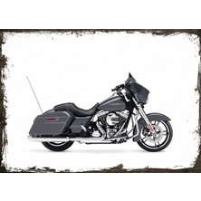 Cakasepetim Ahşap Tablo Harley Davidson