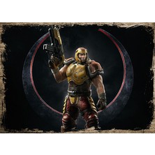 Cakasepetim Ahşap Tablo Quake Champions Ranger