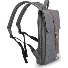 Fudela MBS Grey Backpack Laptop Bölmeli Sırt Çantası