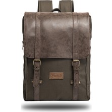 Fudela NYP Khaki Backpack Laptop Bölmeli Sırt Çantası