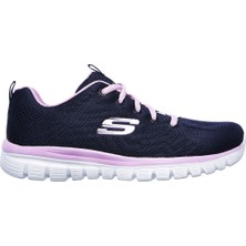 Skechers Graceful-Get Connected Koşu & Yürüyüş Kadın Ayakkabı Lacivert Pembe
