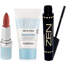 Farmasi Bb Krem Ortadan Koyuya + Zen Mascara + Bb Mat Ruj 03