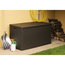 Toomax Rattan 420Lt Kahverengi Bahçe, Balkon, Depolama Sandığı, Dolabı