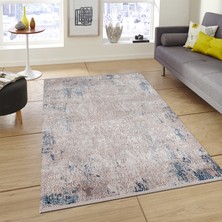 Sanat Halı Doku 1097 Gri Saçaklı Halı