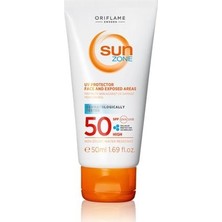 Oriflame Sun Zone Yüz ve Güneşe Aşırı Maruz Kalan Bölgeler için SPF 50 Yüksek Korumalı Güneş Kremi