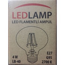 Hmydesign Ledlamp G95 Rustik Ampul