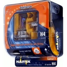 Narva H4 Contrast+ 12V 60/55W P43t Ampul Takım