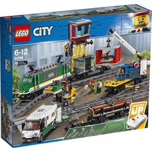 LEGO City Kargo Treni 60198 - 6 Yaş ve Üzeri Tren Seven Çocuklar için City Setleriyle Uyumlu Tamamlayıcı Yaratıcı Oyuncak Yapım Seti (1226 Parça)