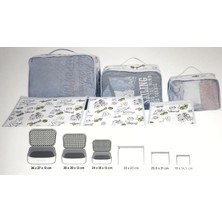 Alas Tekstil Luggage Organizer - 6 Farklı Boy Bavul Düzenleyici - Bavul Valiz Organizeri