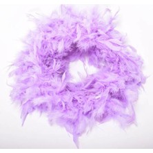 Brode Otriş 2 Metre Boa Kalın Otriş Deve Kuşu Tüyü Lila En : 10 cm