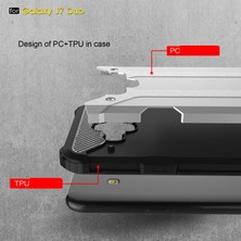 Microsonic Samsung Galaxy J7 Duo Kılıf Rugged Armor Gümüş