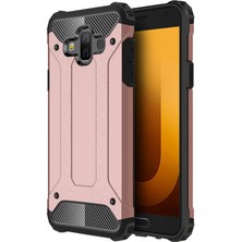 Microsonic Samsung Galaxy J7 Duo Kılıf Rugged Armor Rose Gold