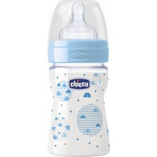 Chicco Wellbeing PP Biberon Erkek 150 ml Silikon Normal Akış