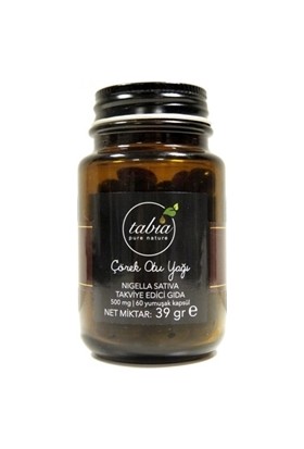 Tabia Çörek Otu Yağı 500mg 60 Kapsül