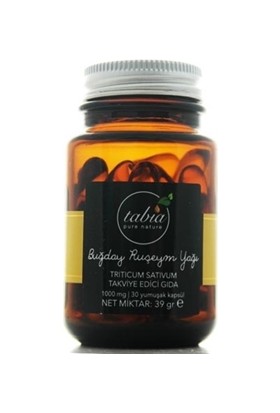 Tabia Buğday Ruşeym Yağı Kapsülü 1000mg (30 kapsül)