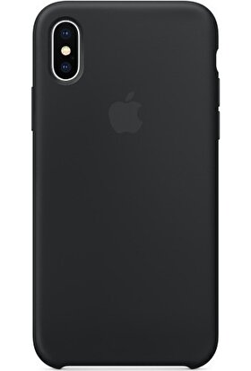 Graytiger Apple iPhone X Siyah Silikon Kılıf Kauçuk Arka Kapak