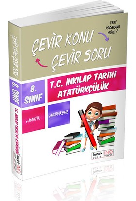 İnovasyon Yayınları 8. Sınıf İnkılap Tarihi Ve Atatürkçülük Çevir Konu Çevir Soru İncek Serisi