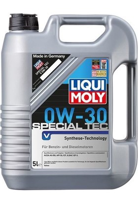 Liqui Moly Special Tec V 0W-30 5 Litre Motor Yağı ( Üretim Yılı: 2022 )