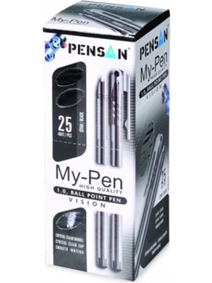 PENSAN TÜKENMEZ MY-PEN 1.0 SİYAH 2210 25 Lİ