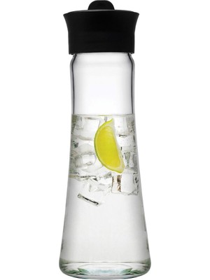 Paşabahçe Basic Siyah Vida Kapaklı Şişe