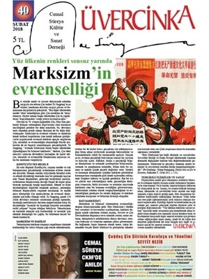 Üvercinka Dergisi Sayı : 40 Şubat 2018