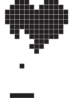 Areksan Wall Hearth Sticker Kalp Duvar Sticker