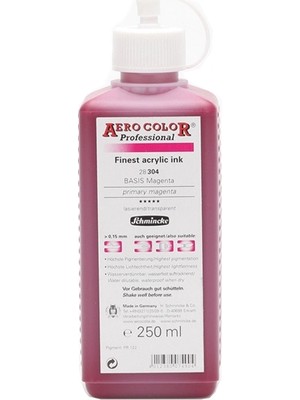 Schmincke Aero Color Primary Magenta 304 Mürekkep 250 ML