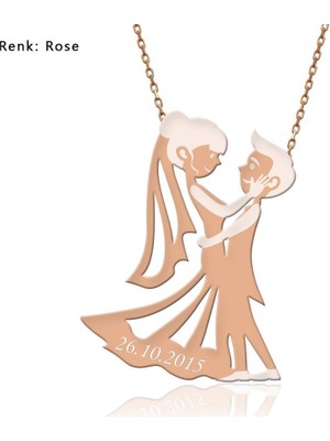 İndigo Takı Tarihli Gümüş Yıl Dönümü Kolyesi