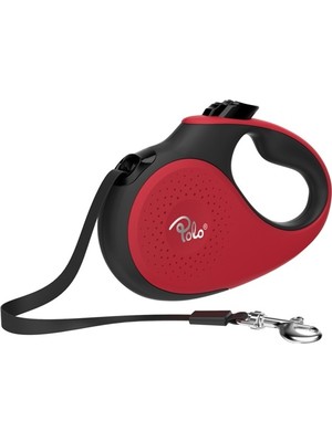 Polo Prestige Makaralı Otomatik Tasma S 4M/10KG Kırmızı-Siyah