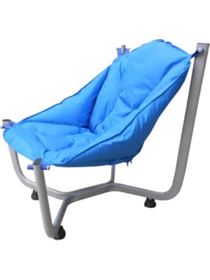 E-fidancim Özel Üretim Mavi Paşa Koltuğu Bahçe Balkonlar İçin İdeal