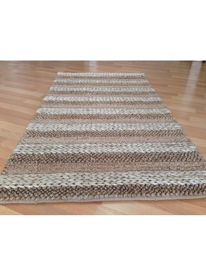 Eko Halı Flatweave S-1410 Natural Xw Hasır El Dokuma