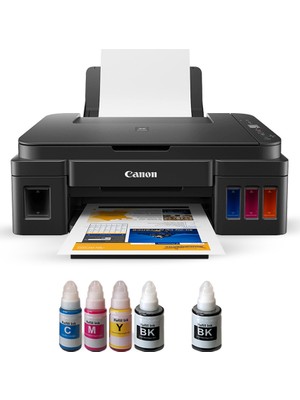 Canon Pixma G3410 Tanklı Çok Fonksiyonlu WiFi Yazıcı + Bitmeyen Kartuş Sistemi