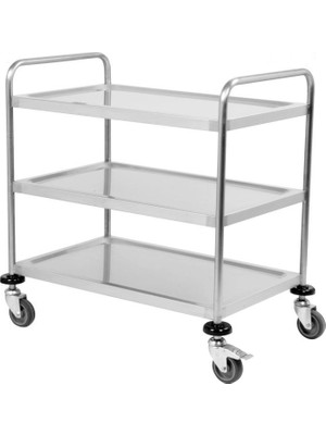 Arı Metal 7539 Servis Arabası 3 Katlı Paslanmaz