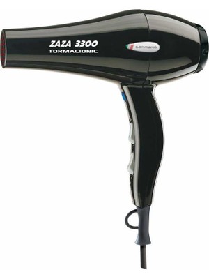 Gamma Piu ZAZA 3300 Fön Makinesi 2500 W Soğuk Hava ve İyon Teknolojisi ile Siyah