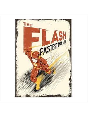 Cakasepetim Ahşap Tablo The Flash