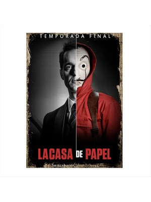 Cakasepetim Ahşap Tablo La Casa De Papel