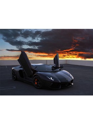 Cakasepetim Ahşap Tablo Lamborghini Aventador