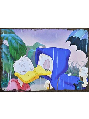 Cakasepetim Ahşap Tablo Donald Duck