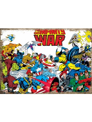 Cakasepetim Ahşap Tablo The Infinty War Sonsuzluk Savaşı