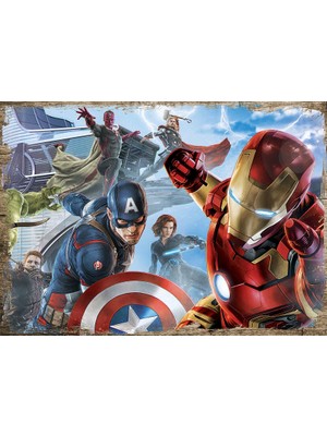 Tablomega Ahşap Tablo Marvel Avengers
