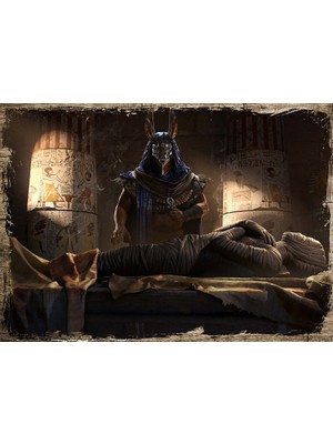 Cakasepetim Ahşap Tablo Assassin's Creed Origins
