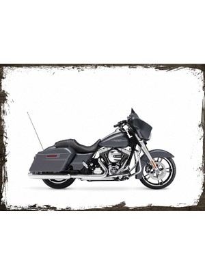 Cakasepetim Ahşap Tablo Harley Davidson