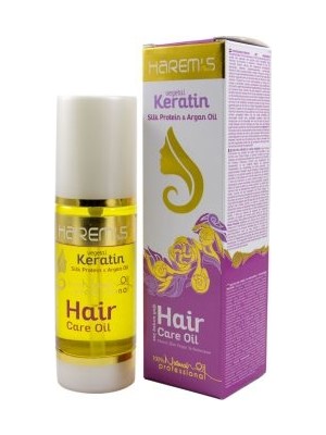 Harem's Keratin &Silk Protein &Argan Oil Saç Bakım Yağı