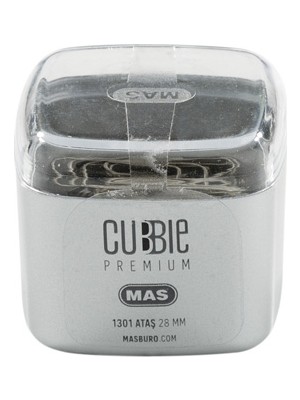 MAS Cubbie 28Mm Silver Ataç 1301 45 Adet Renkli Sarf Malzemeler İçin Pratik Çözüm