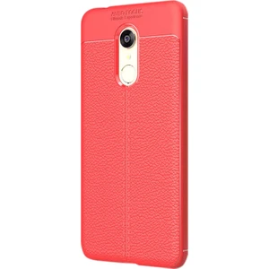 Xiaomi Redmi 5 Plus Niss Silikon Niss Kılıf - Kırmızı