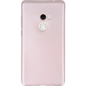 Xiaomi Mi Mix 2 Premier Silikon Kılıf Bronz + Ekran Koruyucu Cam