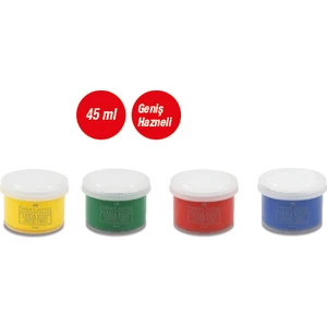 Parmak Boyası 45 ml.4 Renk