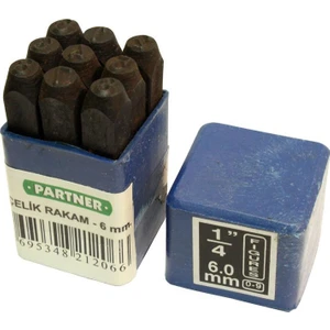 21205 Çelik Rakam Zımba Seti 5Mm