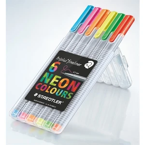 Fineliner Triplus Kalem 6 Li Neon 334 Sb6Cs3